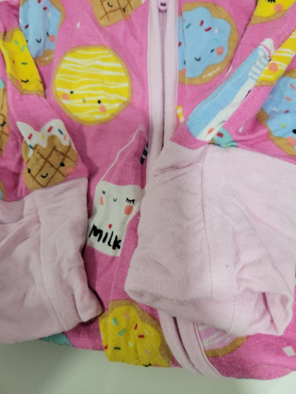 Little Sleepies Pink Milk And Cookies